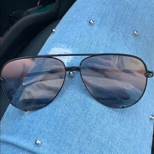 Quay x desi mirrored glasses